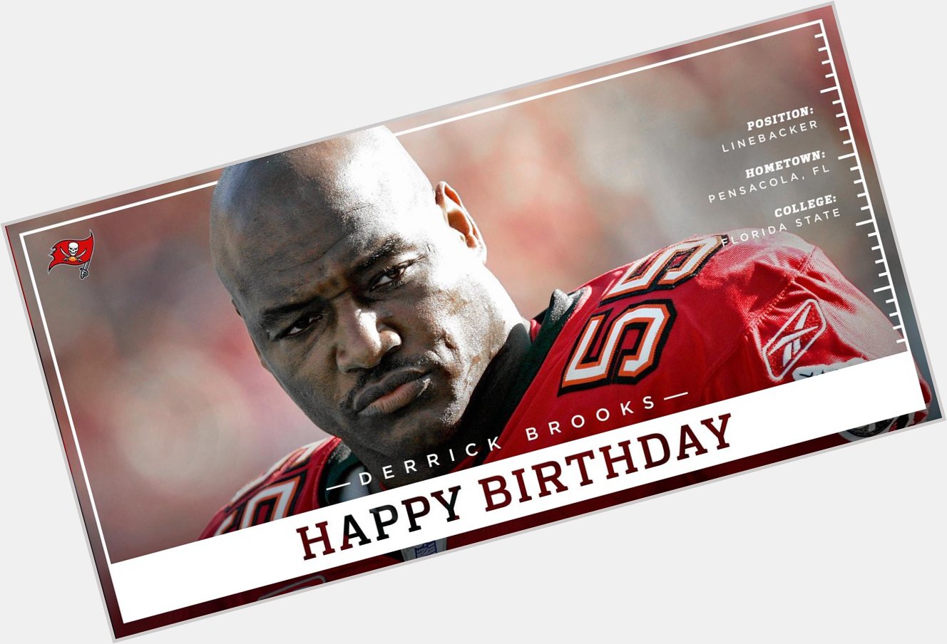 Happy Birthday to Legend Derrick Brooks      