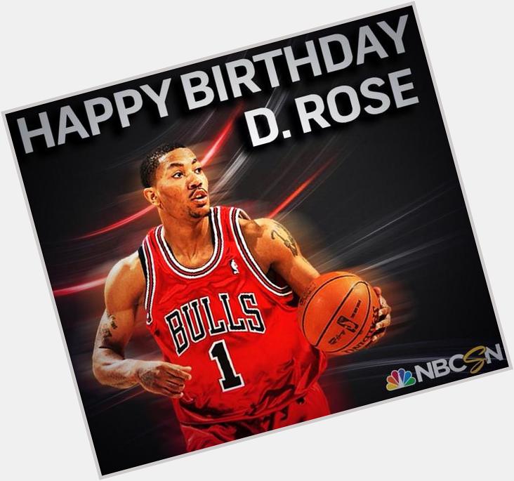 Derrick Roses Birthday came back before him " Happy Birthday  