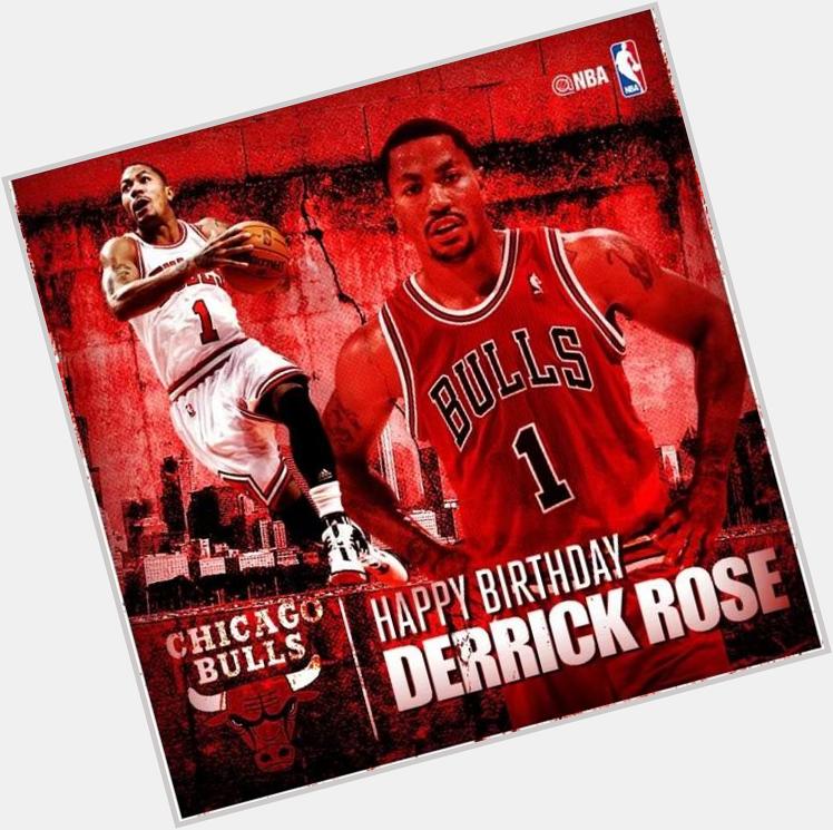 Happy birthday derrick rose! Only 26...not even in his prime. If only he was healthy last seasons. Damn thats scary. 