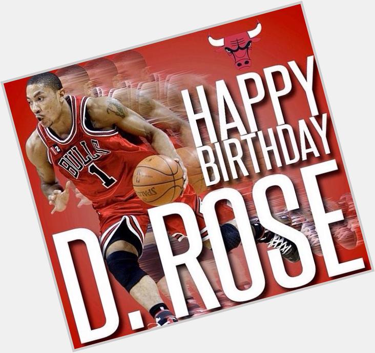 Happy birthday Derrick Rose! 