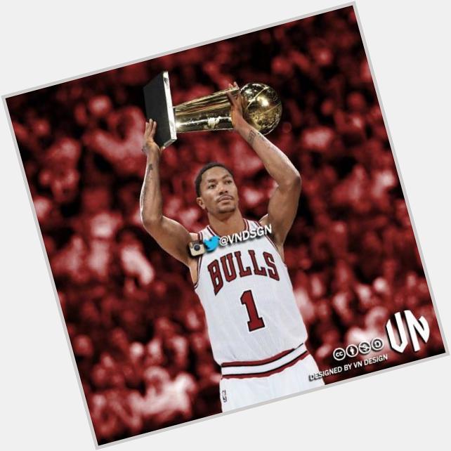 Happy Birthday to the youngest MVP, Derrick Rose! I wish you win this trophy someday!     