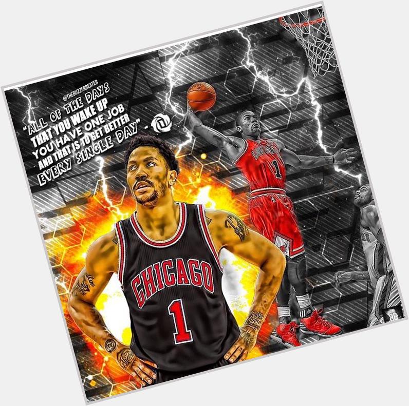 Happy Birthday to the one and only, the best PG, My Fav Player Derrick Rose! Have a blessed day bro!!        