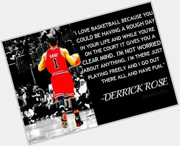 Happy Birthday to a guy I look up,  Derrick Rose!! Never give up man. will always have your back!! 