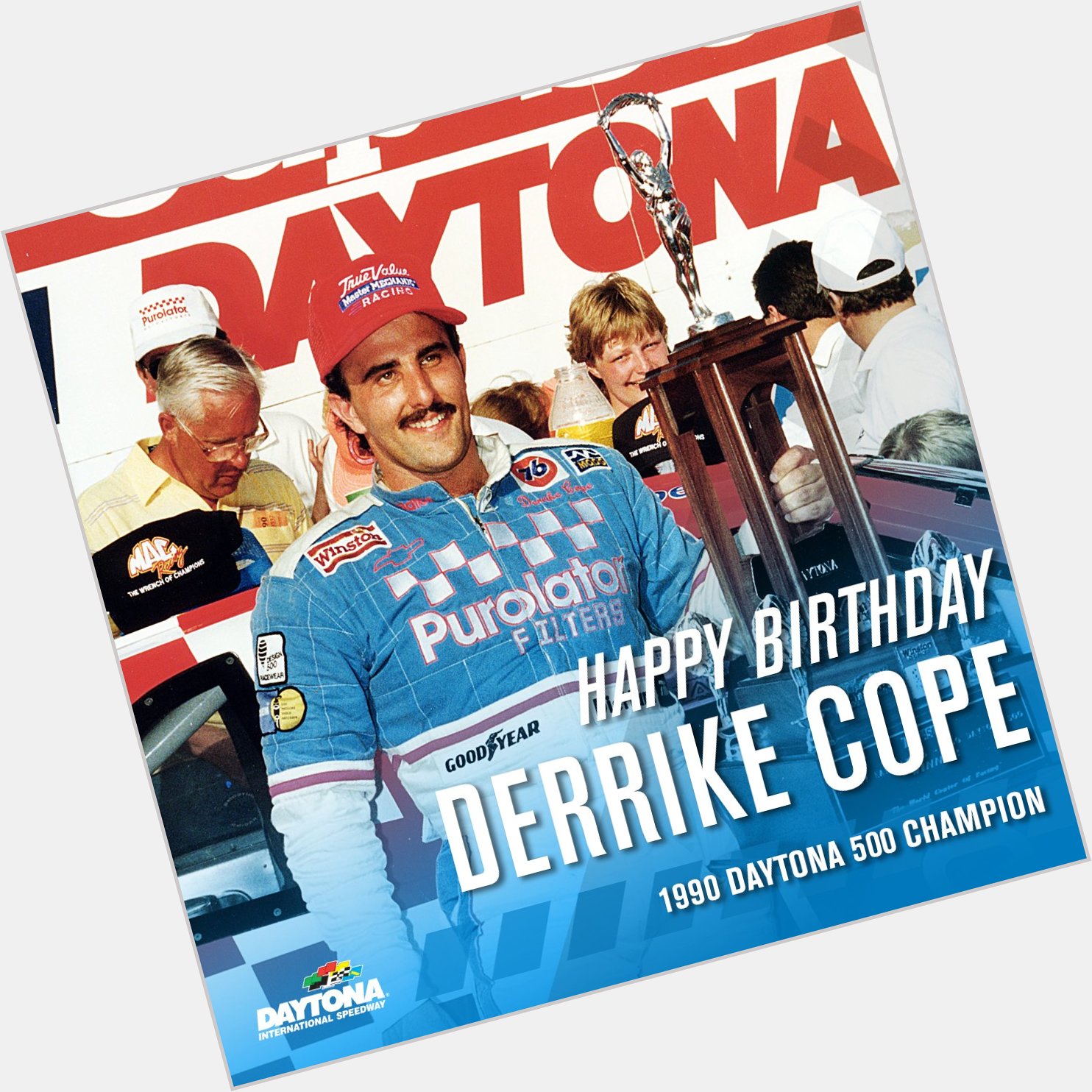 Wishing a happy birthday to 1990 Champion Derrike Cope!   