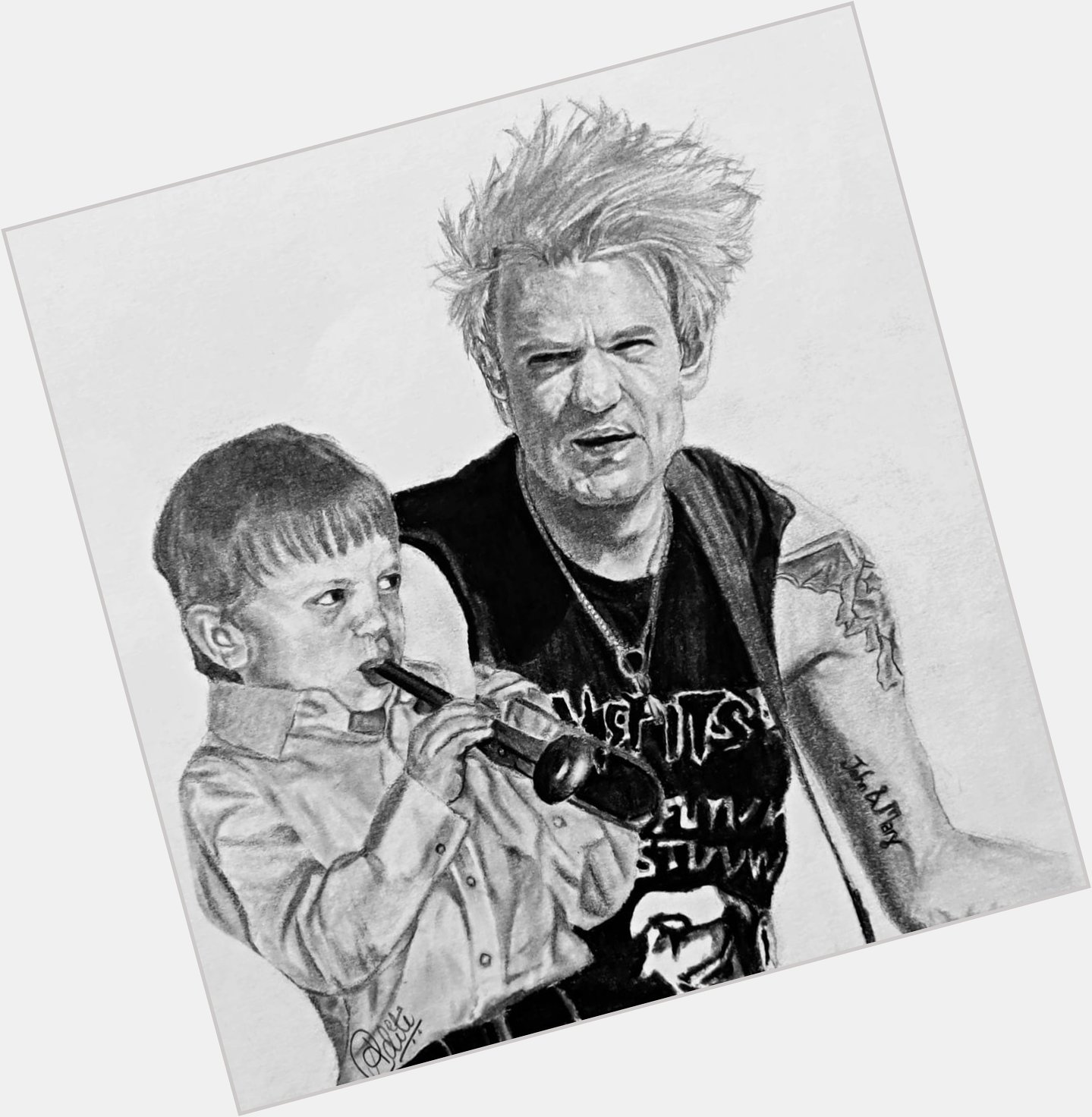Happy birthday Deryck Whibley!!
This is just a small sketch I did for him.    
