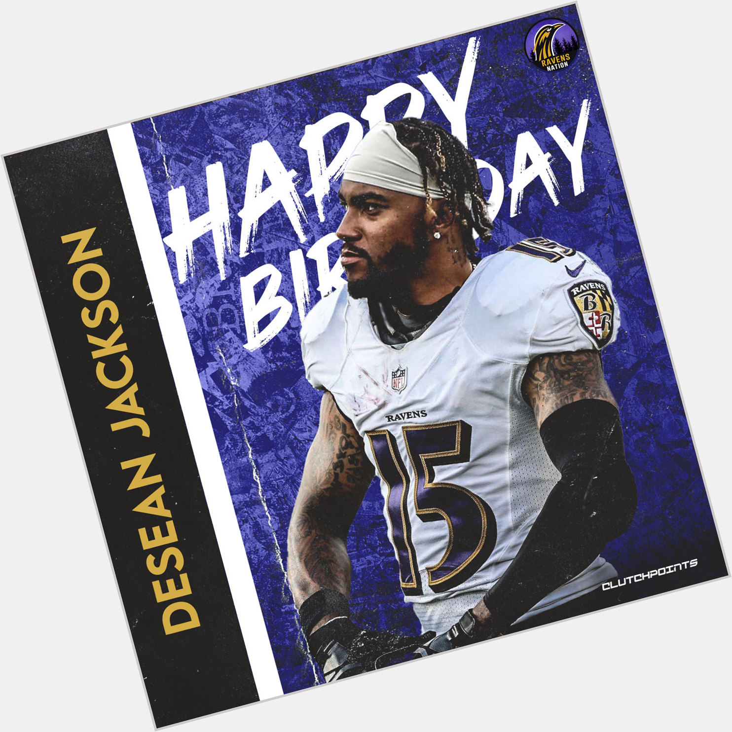 Ravens Nation, join us in wishing DeSean Jackson a happy 36th birthday 