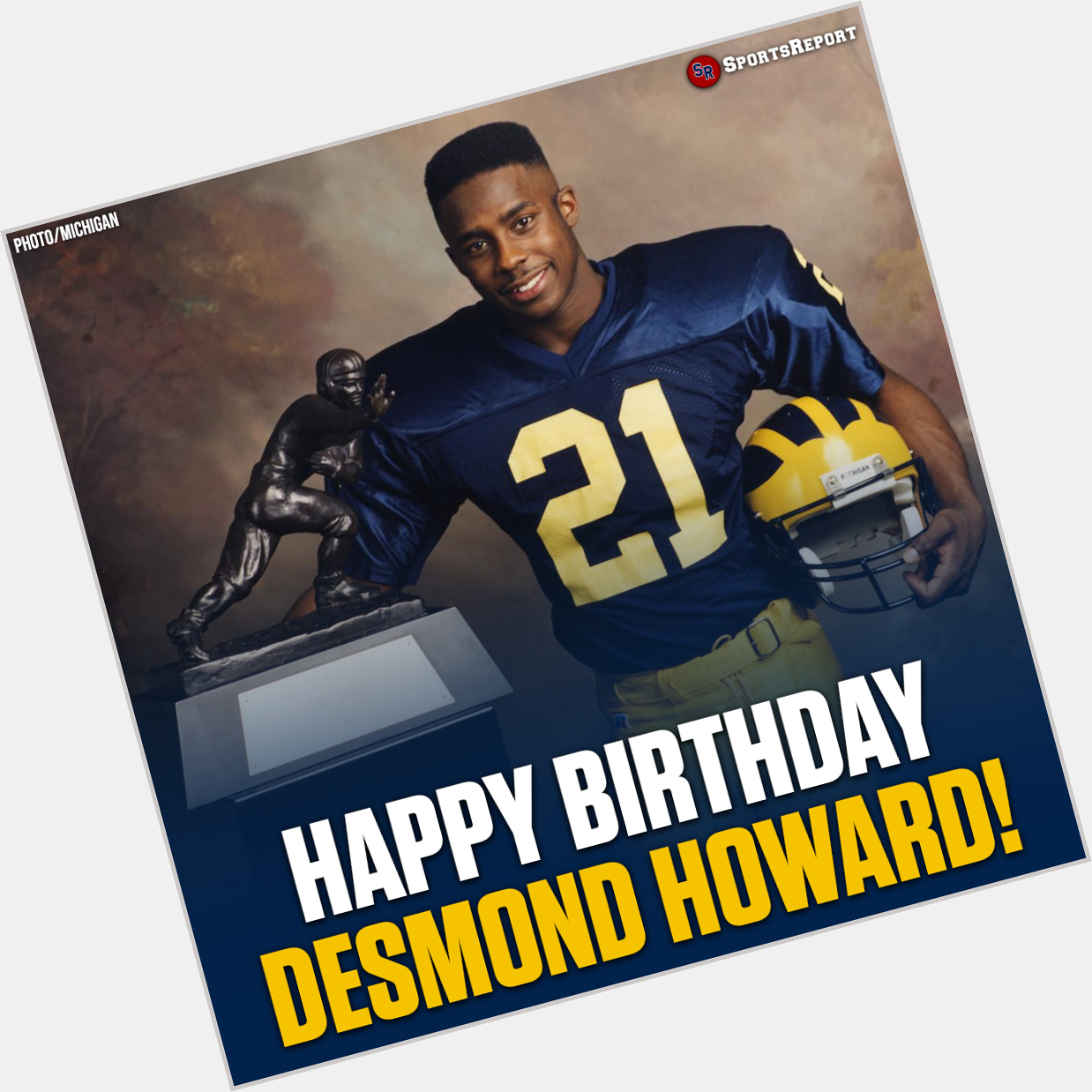  Fans, let\s wish LEGEND Desmond Howard a Happy Birthday!! 