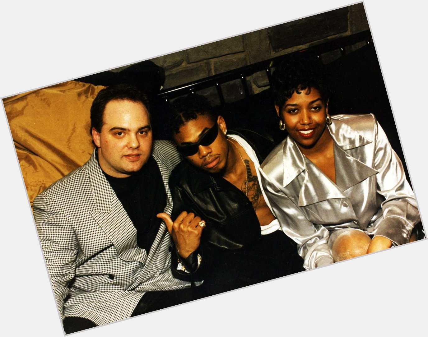 Happy 53rd Birthday to DeVante Swing (pictured with studio owner Dave Schumaker and singer Reneè Anderson) 