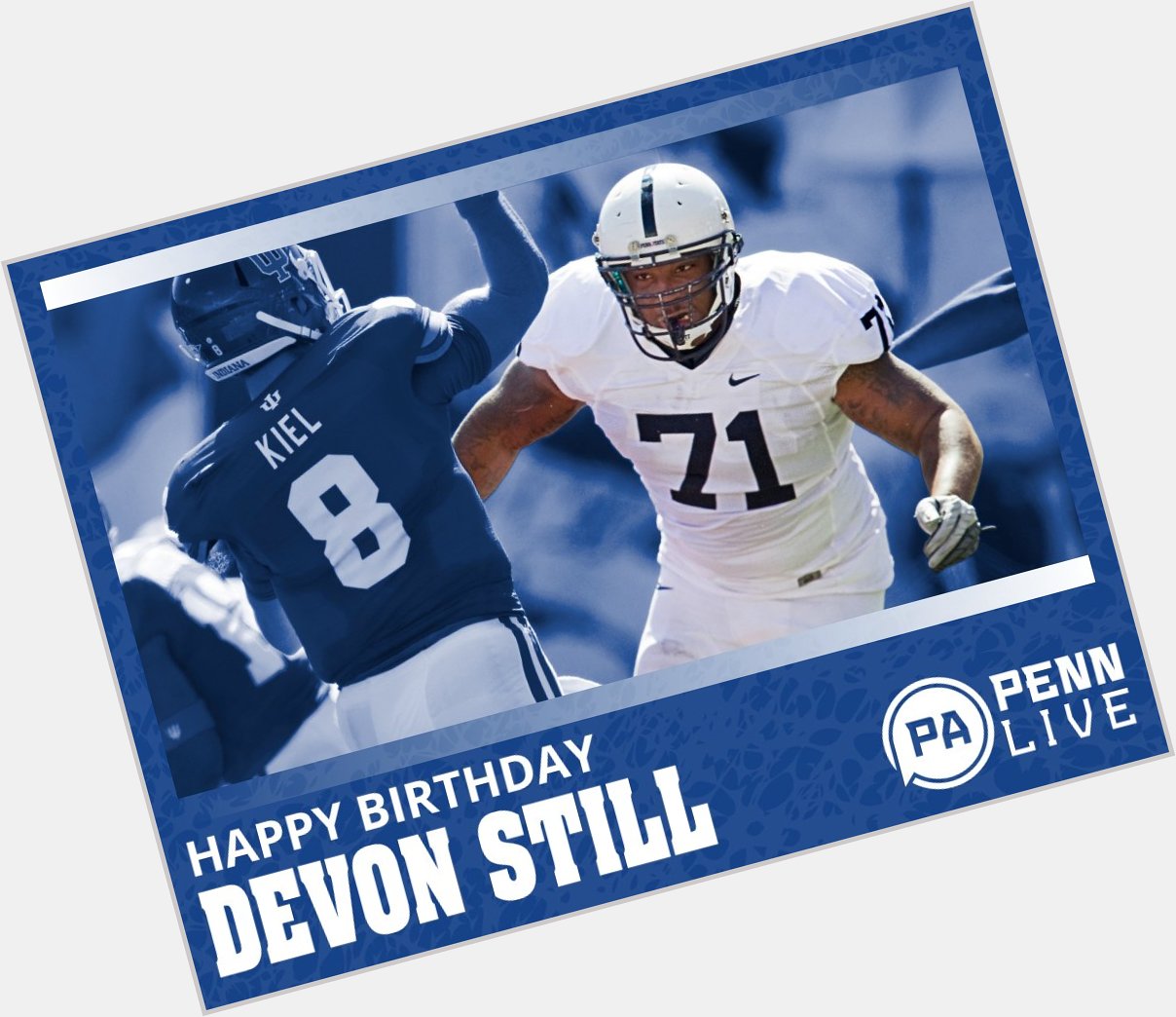 Happy Birthday to former Penn State team captain and All-Big Ten defensive lineman Devon Still ( 