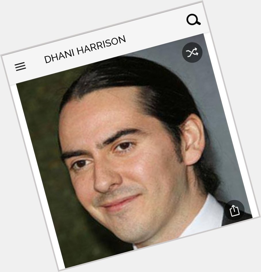 Happy birthday to this great actor.  Happy birthday to Dhani Harrison 