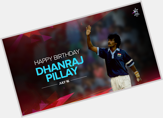  gave me my 1st sports glory. Played for Delhi. My hero then was Dhanraj Pillay. Still is. Happy Birthday Sir. 
