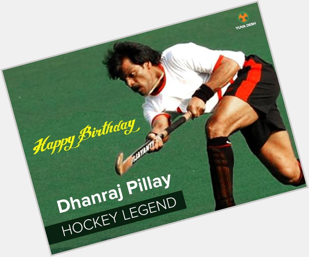 Wishing a very Happy Birthday to former Captain of Indian Hockey team,Dhanraj Pillay.
 