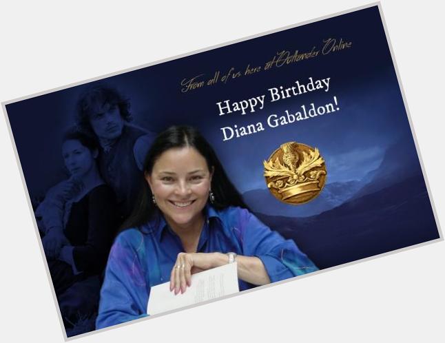 Happy Birthday Diana Gabaldon 