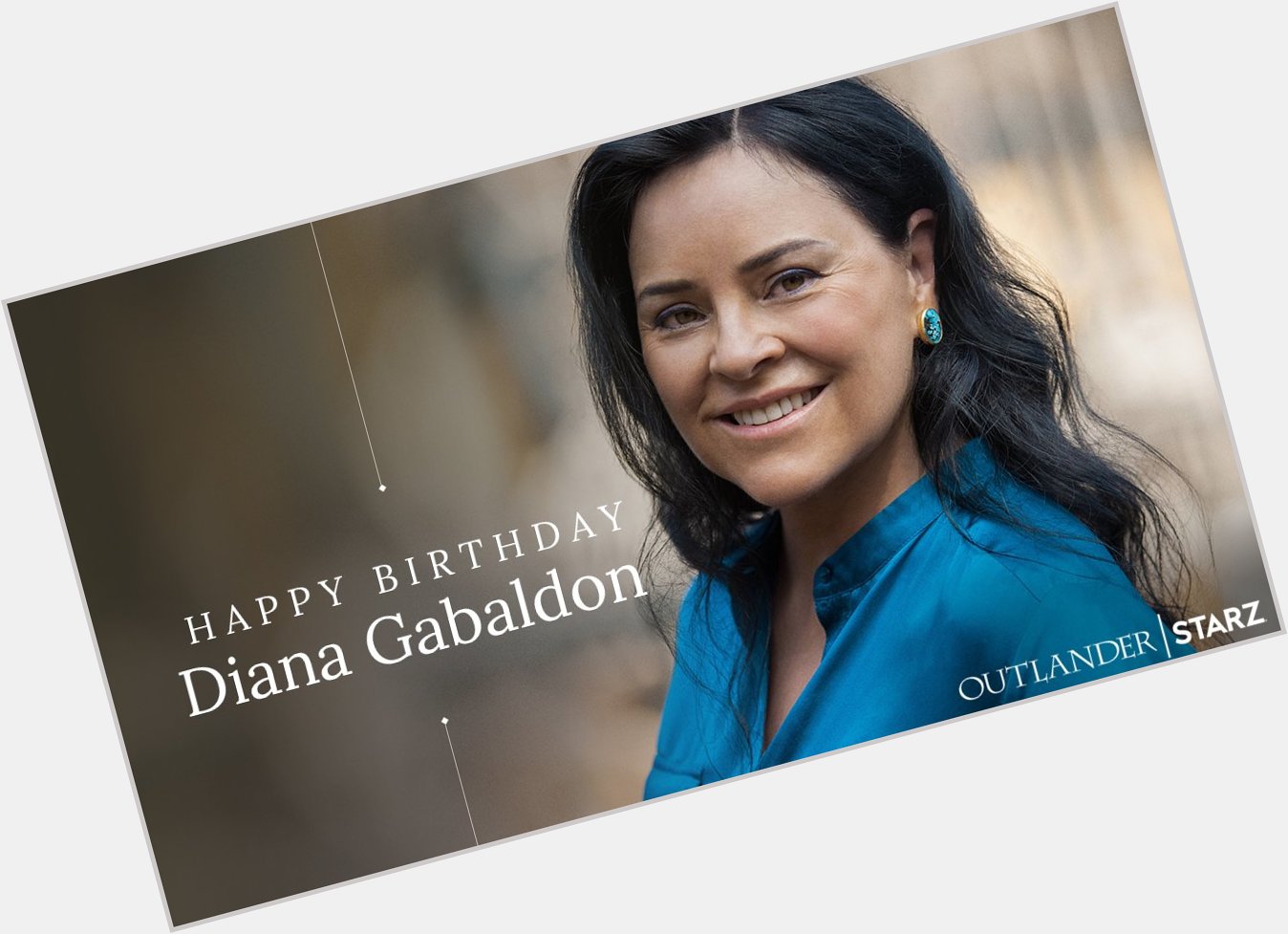 Happy Birthday to genius creator, Diana Gabaldon (    