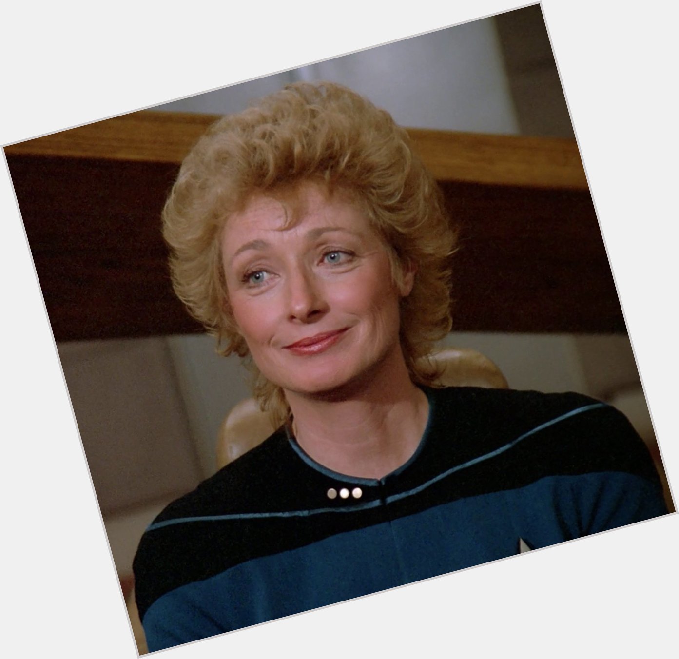 Happy Birthday to Diana Muldaur, who played Doctor Pulaski on TNG, and Ann Mulhall and Miranda Jones on TOS. 