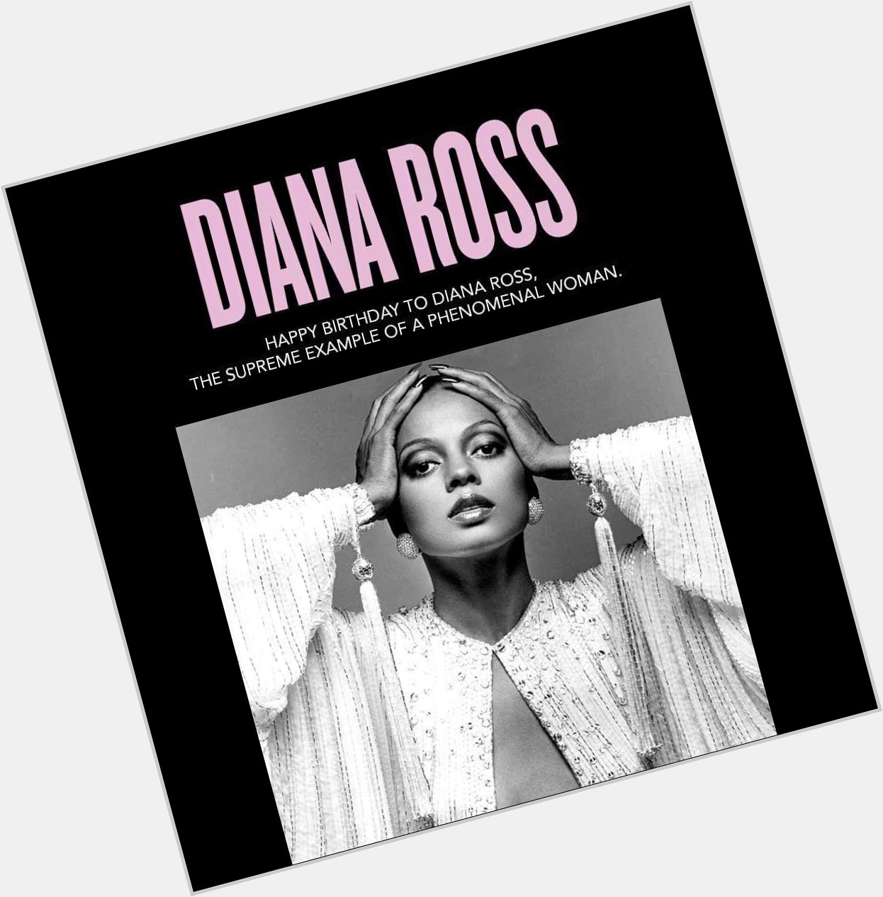 Happy Birthday Diana Ross   