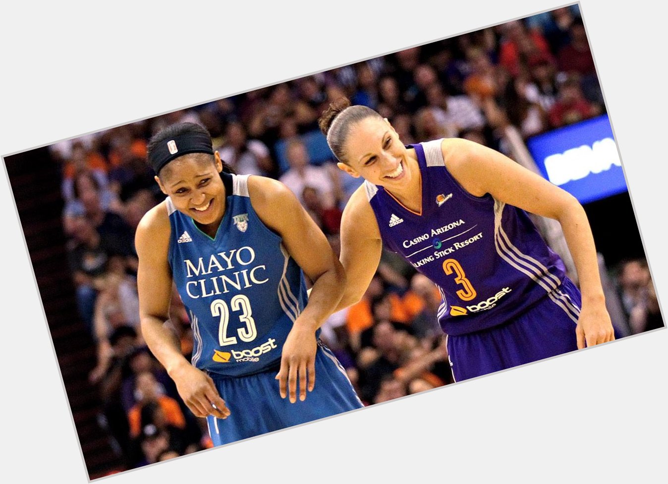 Two GOATS born on the same day  Happy birthday to Maya Moore and Diana Taurasi! 