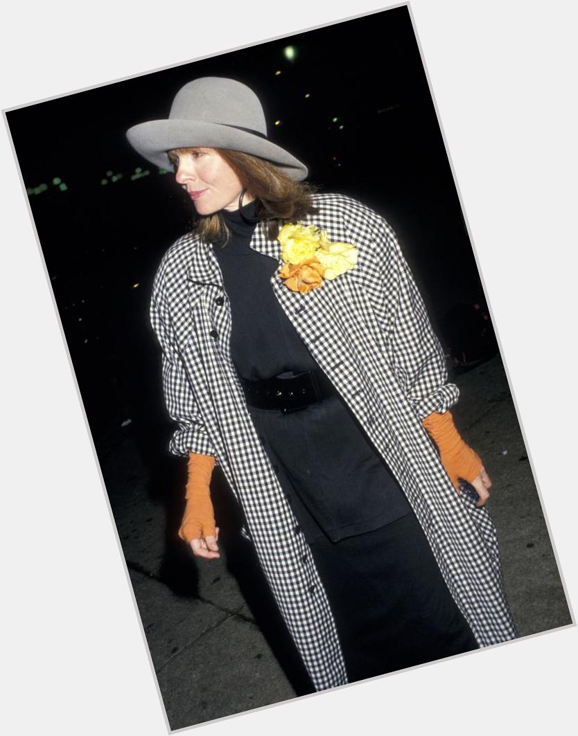  \" Happy birthday to the patron saint of menswear-inspired dressing, Diane Keaton!\" 