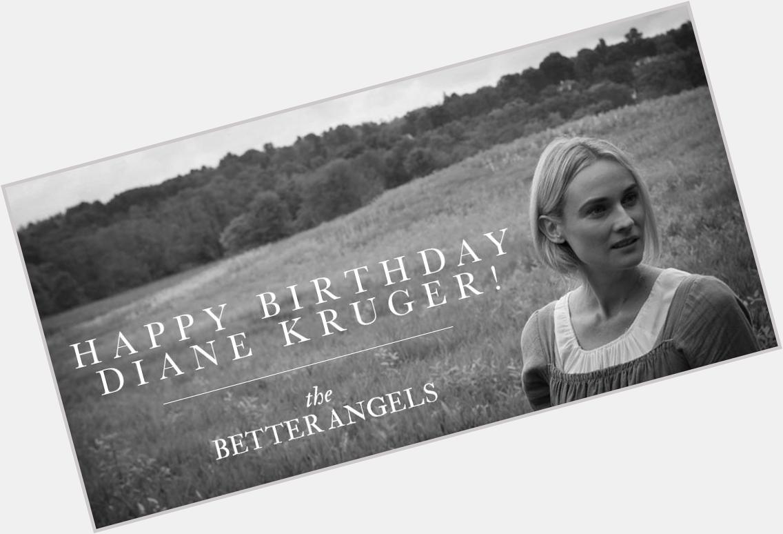 Happy birthday to our Sarah Lincoln, Diane Kruger.  