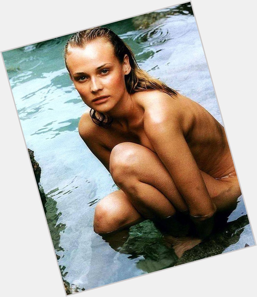 Happy Birthday to Diane Kruger who turns 43 today!  Pictured here in her birthday suit. 