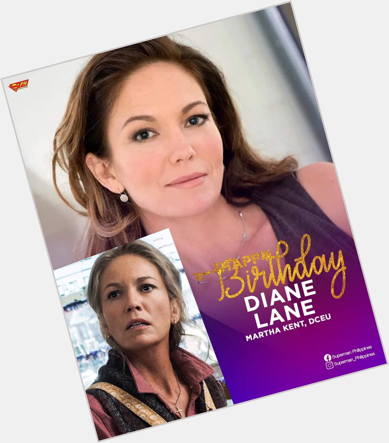 Happy birthday, Diane Lane aka Martha Kent       