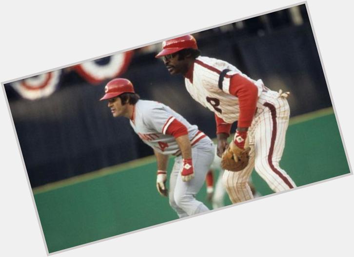Happy birthday to Dick Allen, pictured guarding Pete Rose at first, 1976.   