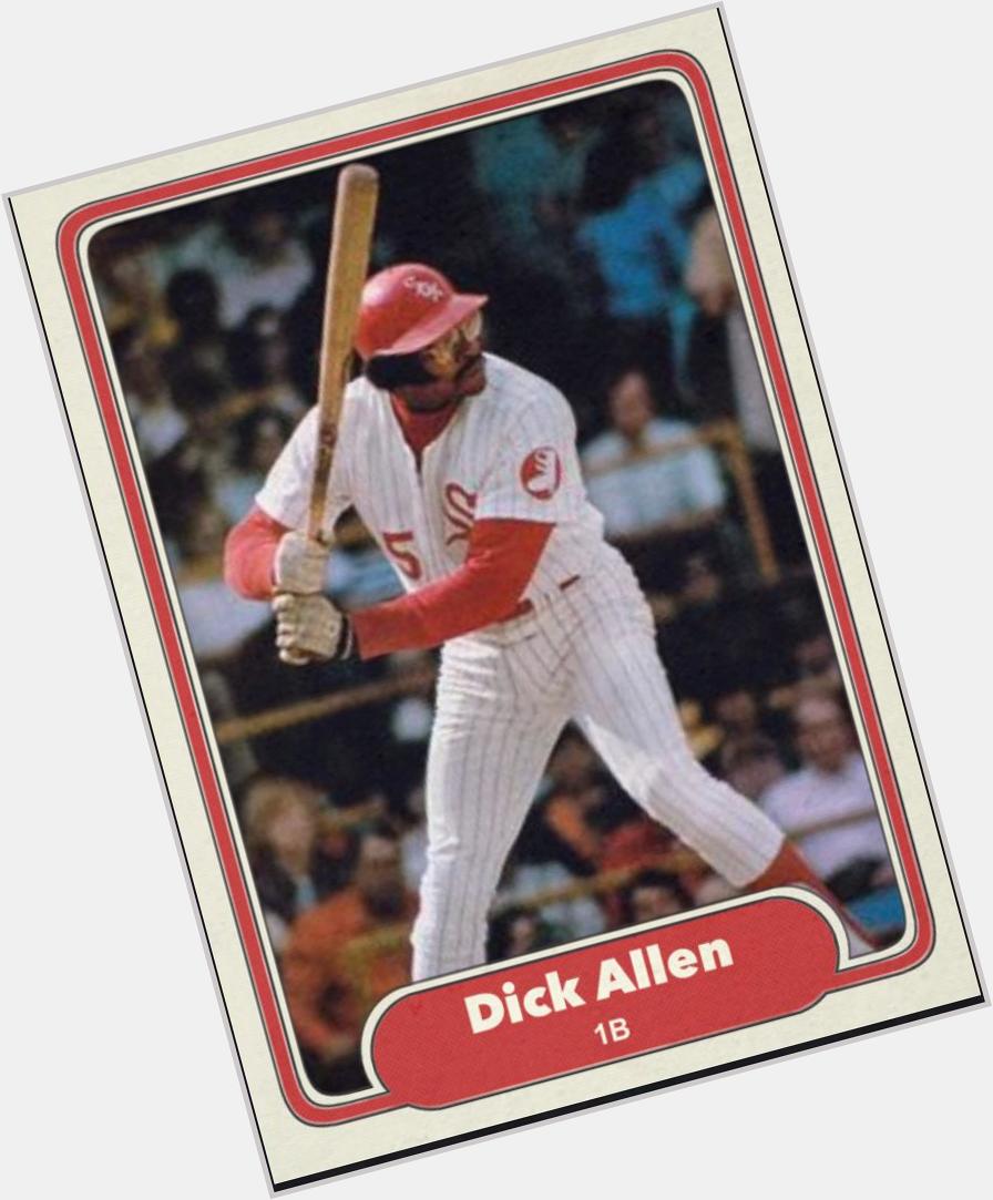 Happy 73rd birthday to Dick Allen. He swung a heavy bat & did it all. 