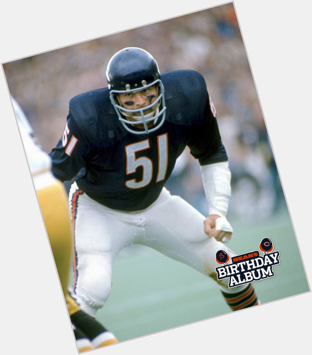 When Dick Butkus crossed the street, the cars looked both ways. Happy Birthday to one of the greatest 