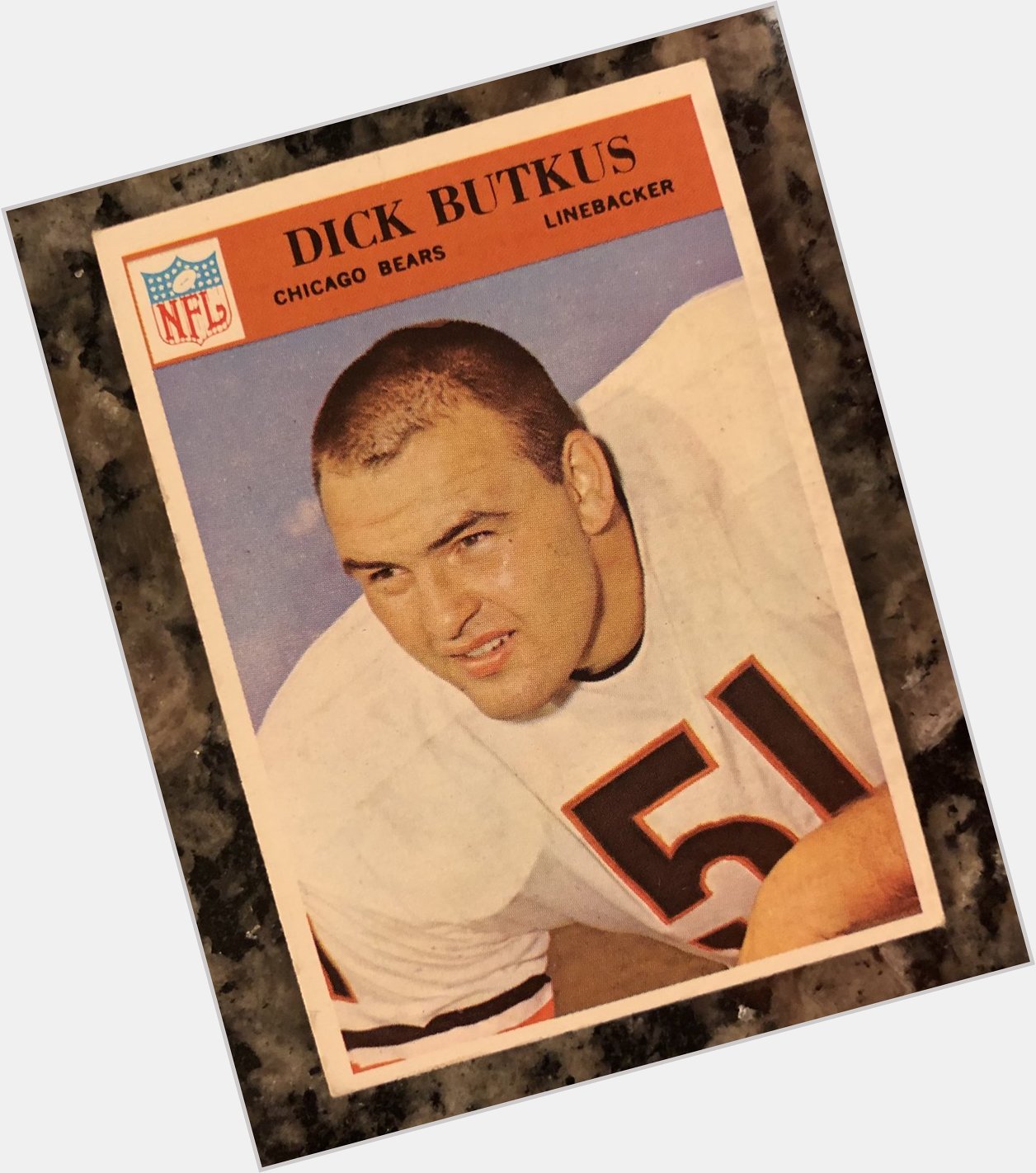 Happy 79th birthday to the baddest LB in Bears history! Here are a couple items of Dick Butkus! 