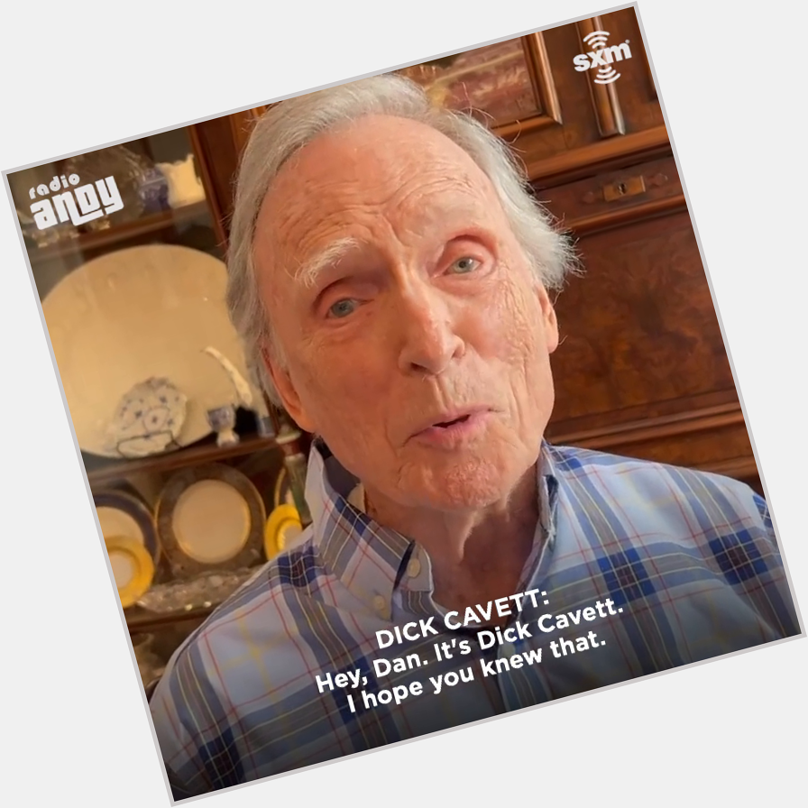 From one legend to another, Dick Cavett wishes an early happy 90th birthday. 