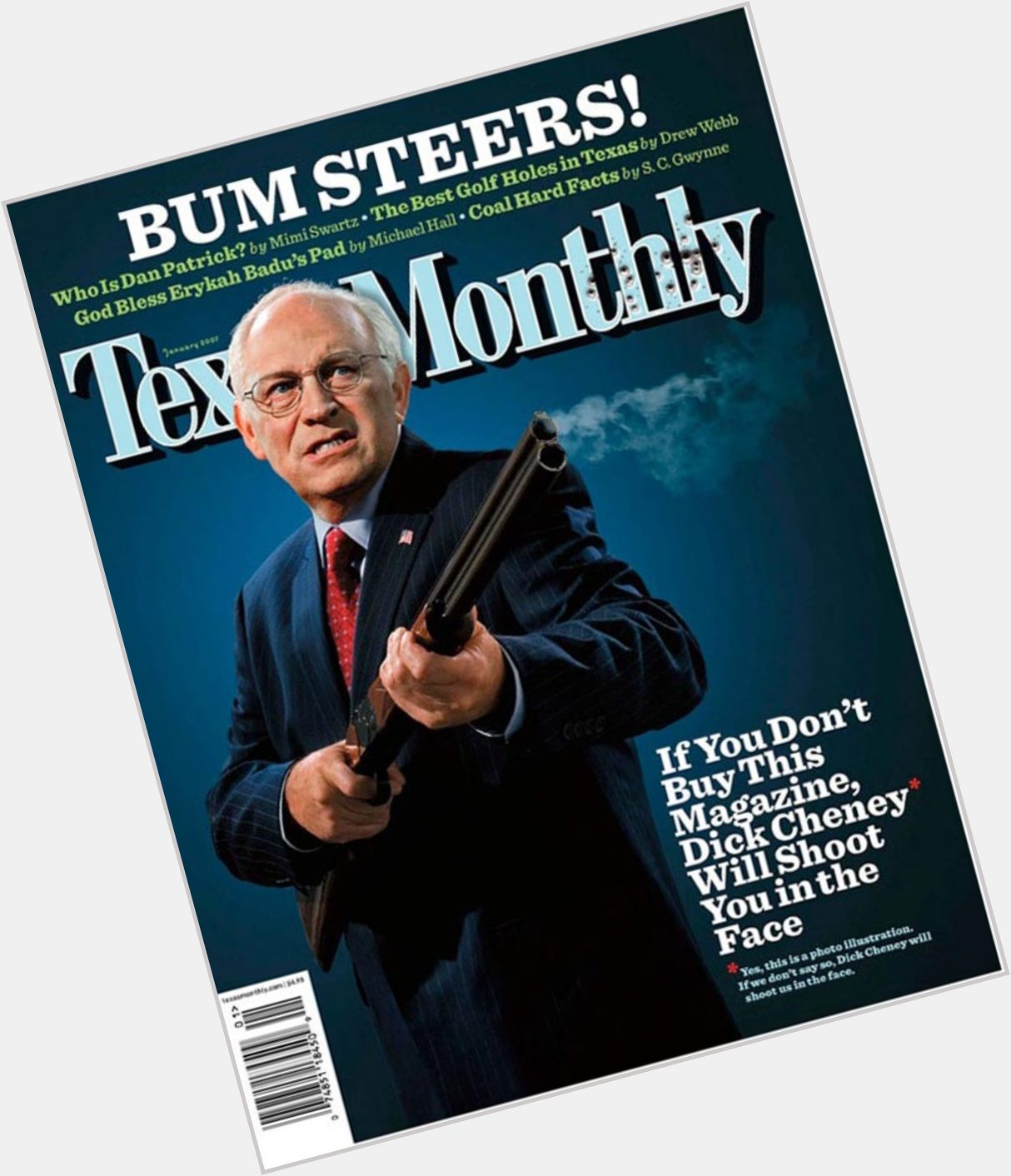 Happy birthday Dick Cheney! This cover never ever gets old. 