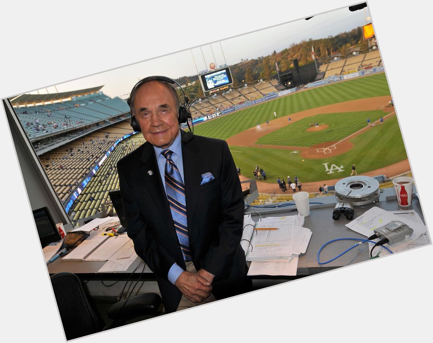 Mic Check: Happy 80th birthday to the great Dick Enberg.    