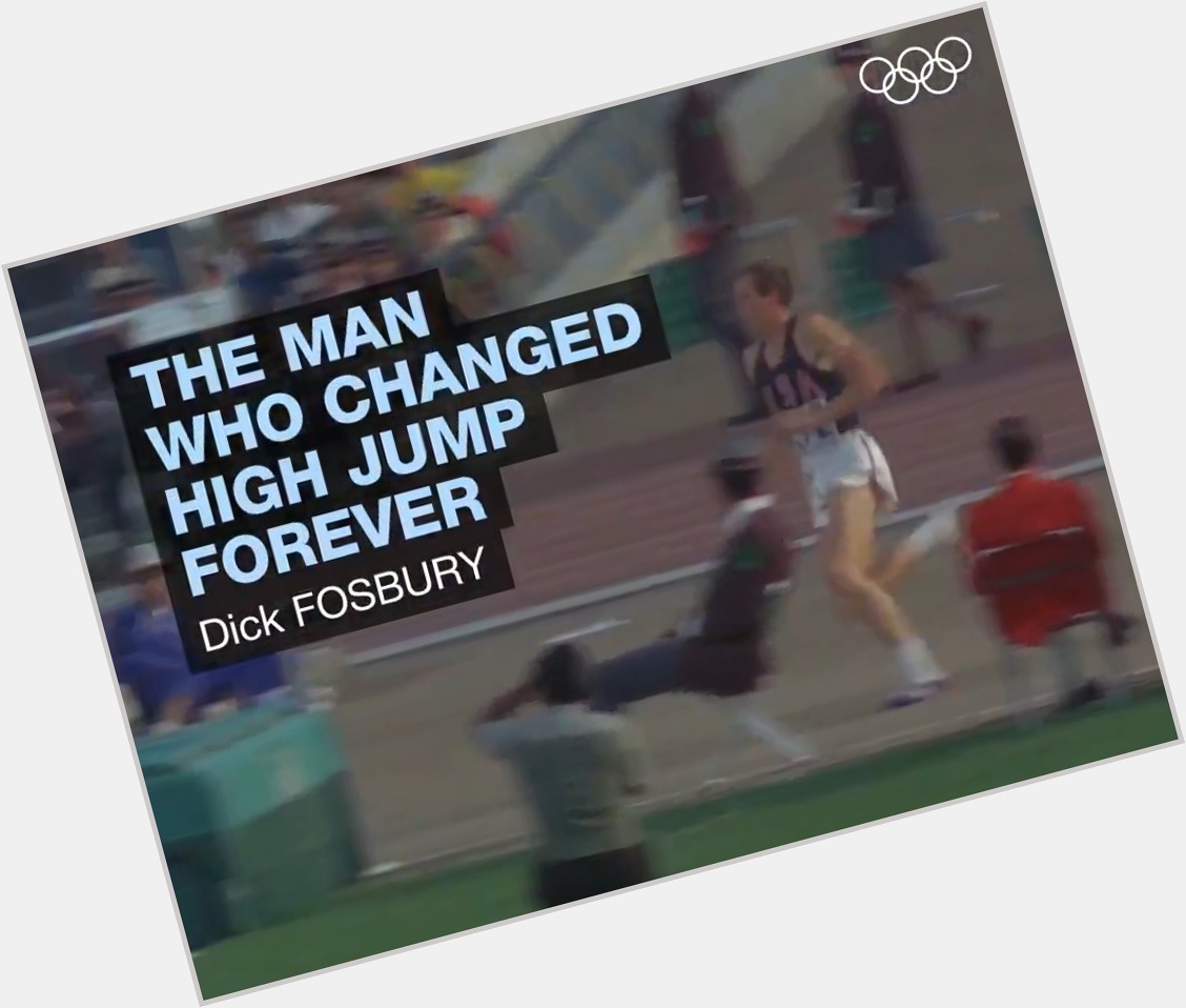 Happy birthday to Dick Fosbury, the man who changed high jump forever.    