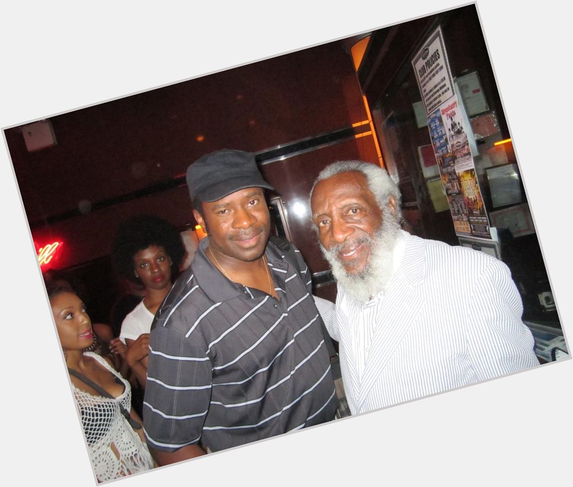 Happy belated birthday to comedian Dick Gregory. Photo from 2012 in NY at BB King\s niteclub 