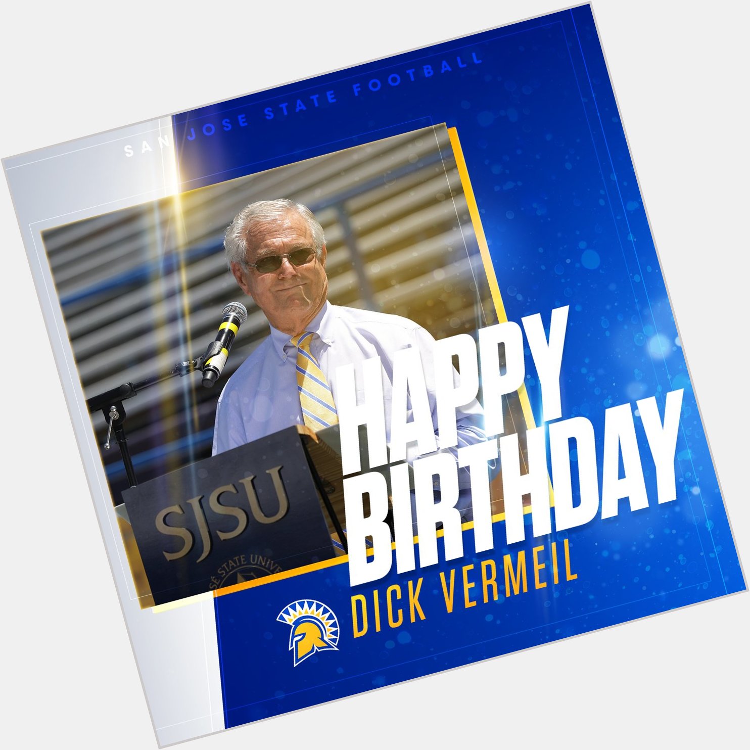 Happy birthday to San Jose State alum Dick Vermeil   