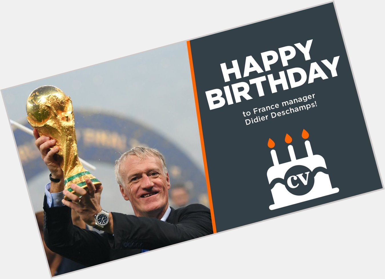 Happy birthday to France manager Didier Deschamps!  