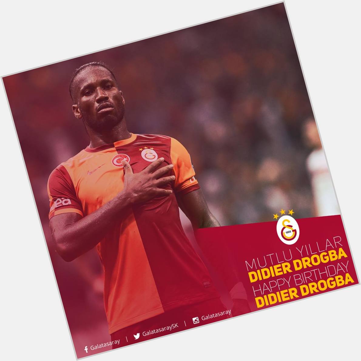 Mutlu Y llar Didier Drogba! / Happy Birthday Didier Drogba! 