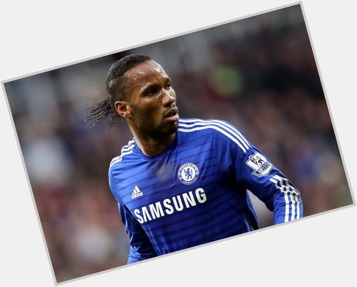 Happy bday to didier drogba, we love you for be a chelsea player 