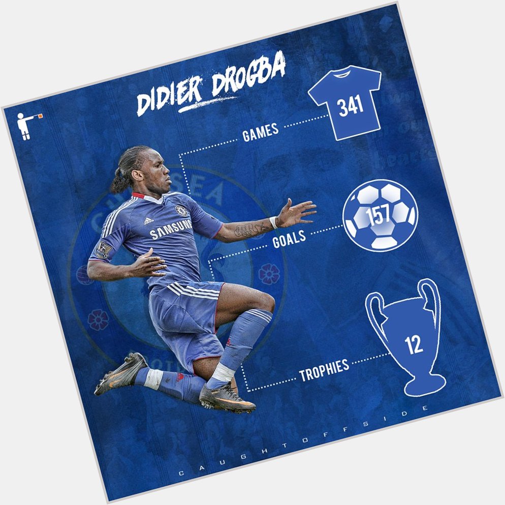 Happy 39th birthday to Didier Drogba 