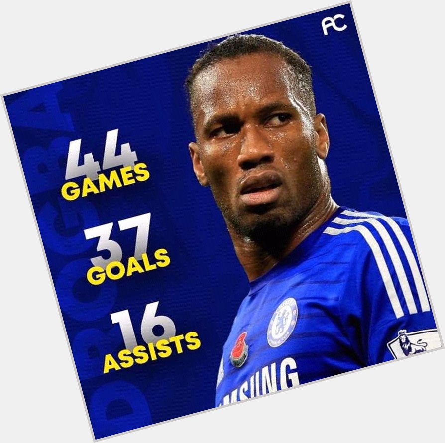 Those games in 74min...happy birthday didier drogba.... 