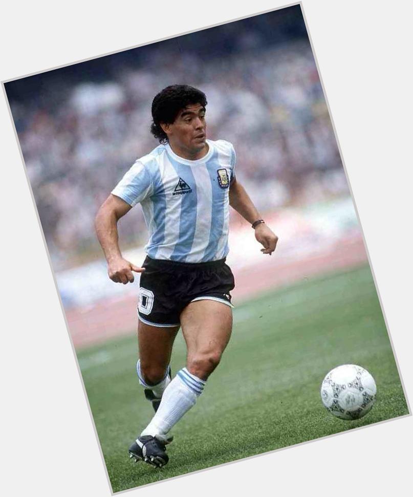 Happy Birthday to Diego Armando Maradona. The greatest of all time.  