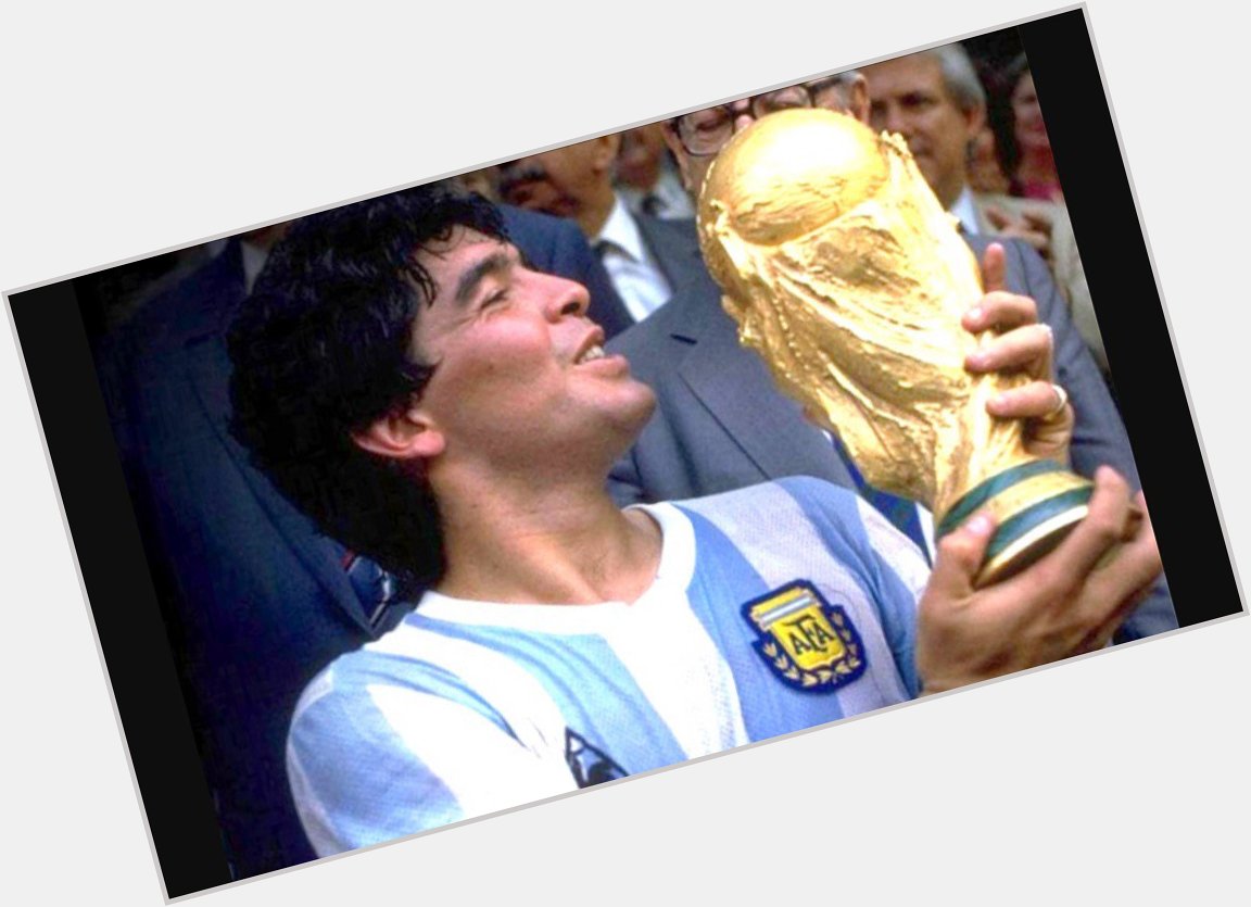 Happy Birthday to the greatest ever player. Diego Armando Maradona!! 