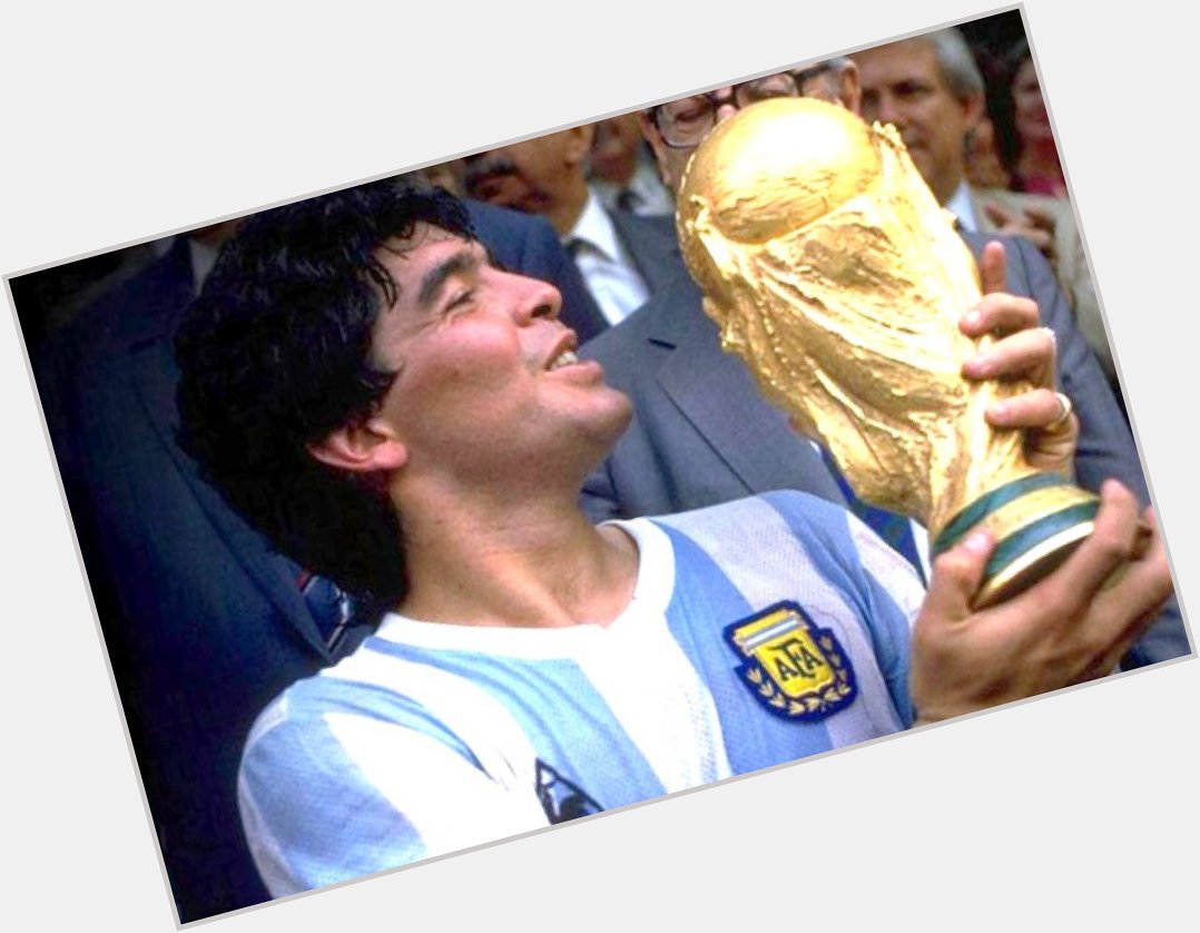 Happy birthday, Diego Armando Maradona. And welcome to message, love to see more of you at  