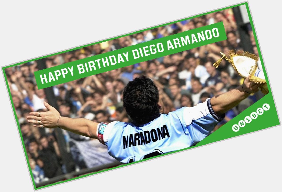Join us in wishing Diego Armando a Happy Birthday, does he go in your overall   
