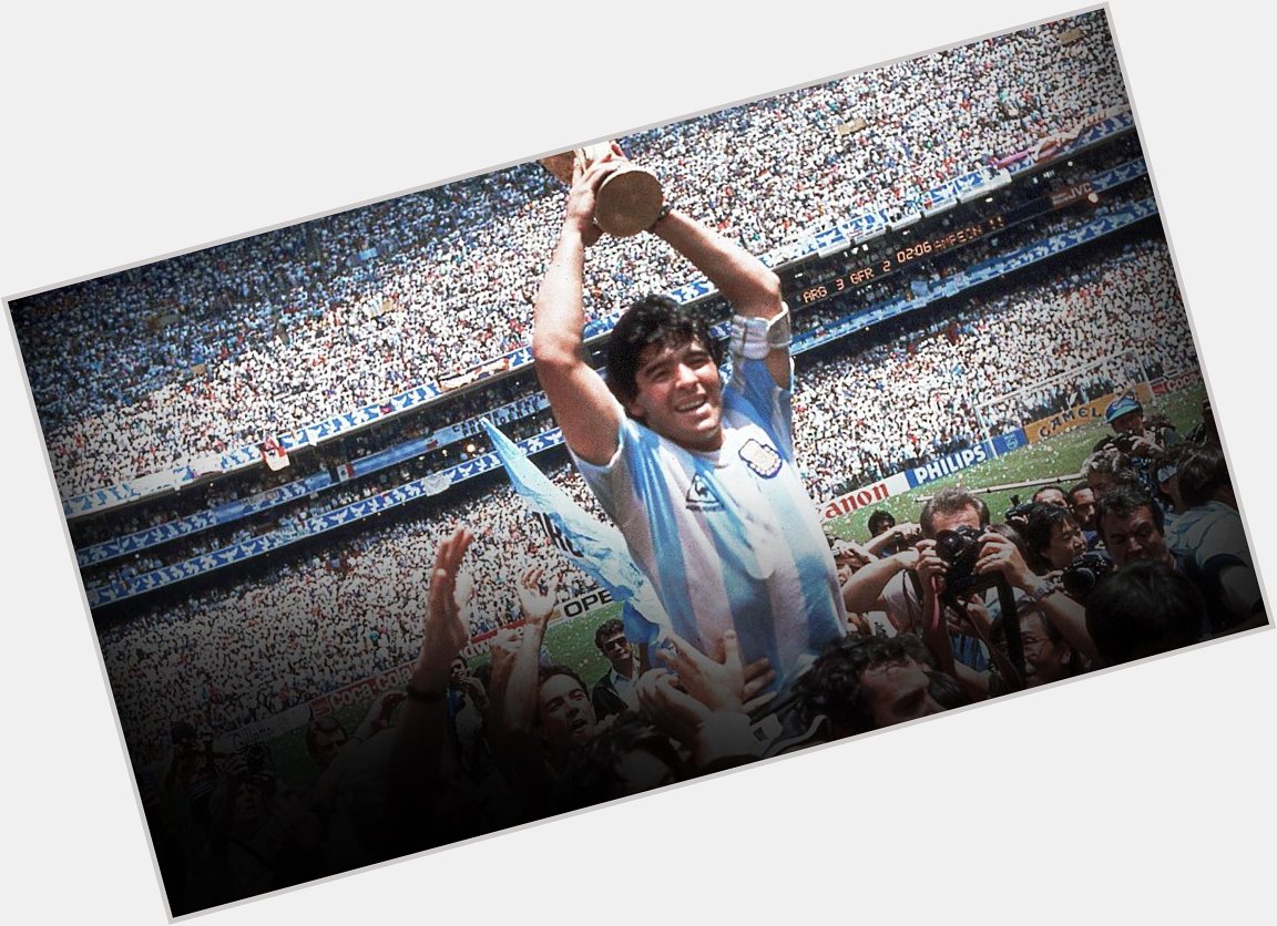 Happy birthday to the greatest to have ever played the game, Diego Armando Maradona! Sos un crack boludo 