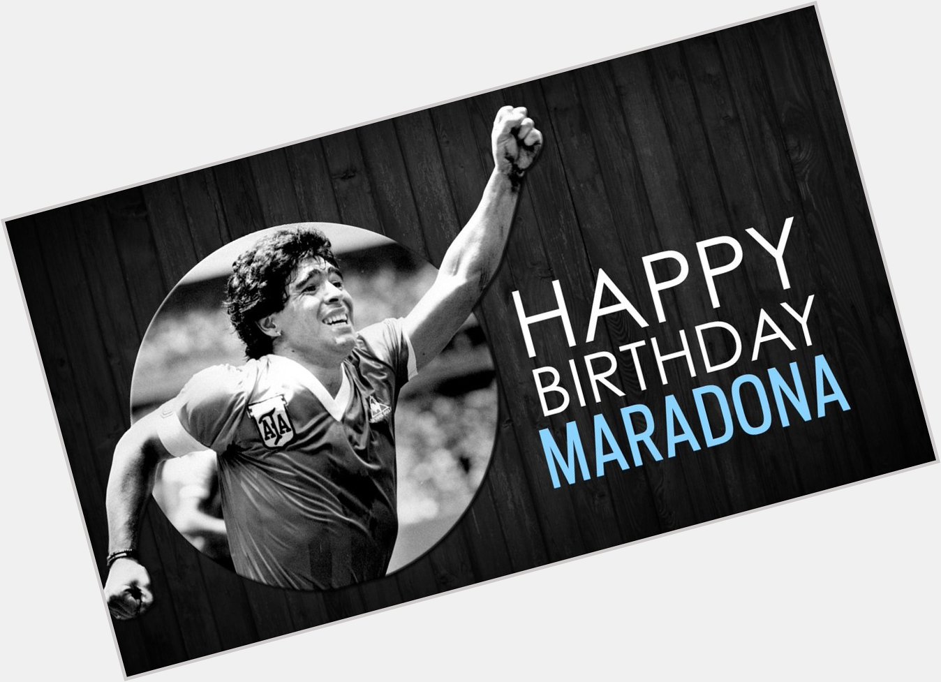Happy birthday to the one and only Diego Armando Maradona!  