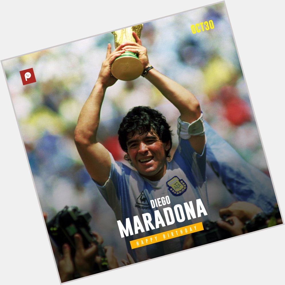 Happy birthday to a legend of the game, the one and only Diego Armando Maradona. 