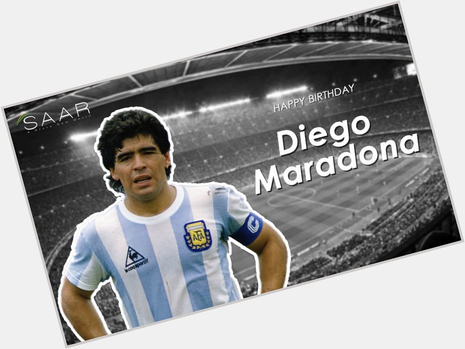 Happy birthday to  Diego Armando Maradona. 