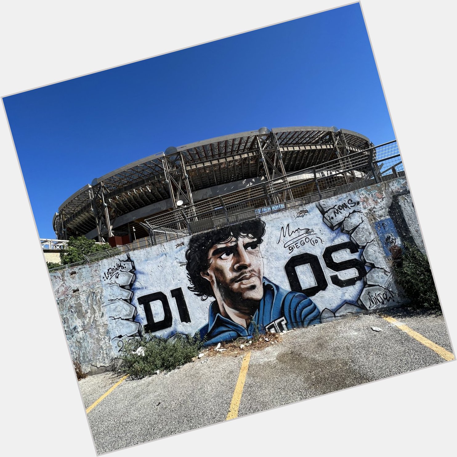 Happy birthday El D10S.  Stadio Diego Armando Maradona, Napoli  