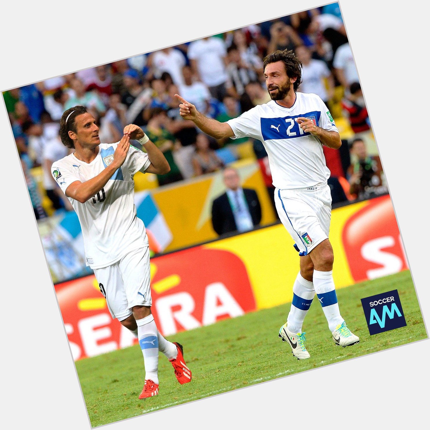 Happy 41st Birthday to two legends of the game, Diego Forlan and Andrea Pirlo!     